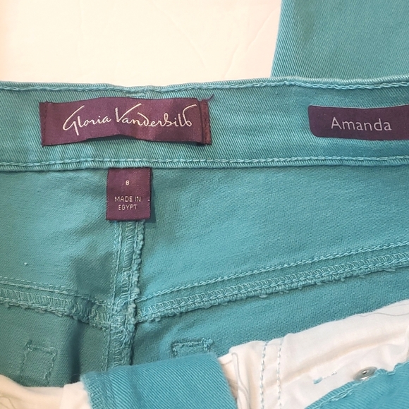 Gloria Vanderbilt Amanda size 8 Made in Egypt Excellent condition - Picture 12 of 13